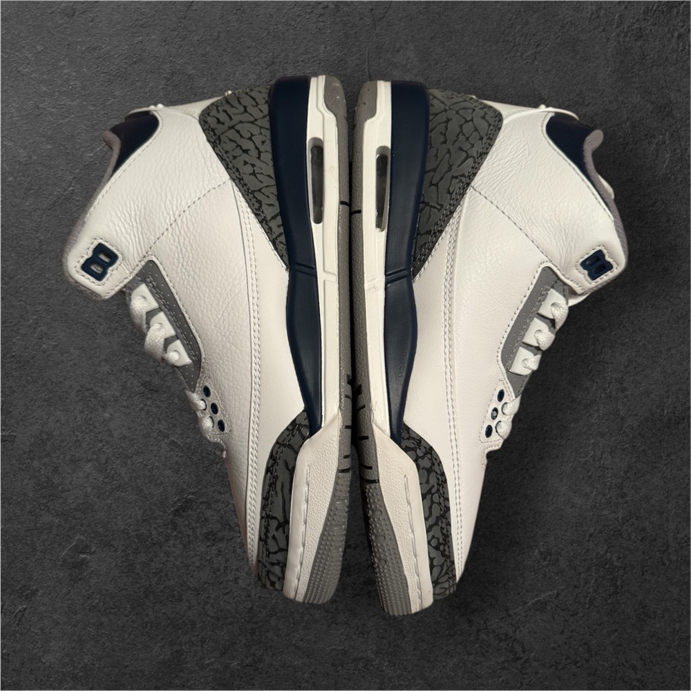 Air Jordan 3 Retro “Midnight Navy” (GS) – Brand New - Picture 3 of 7